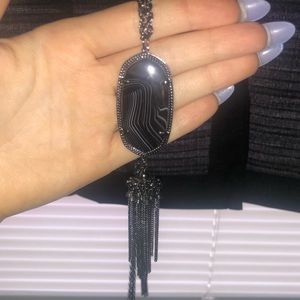 Kendra Scott Gunmetal Rayne Necklace 🤩